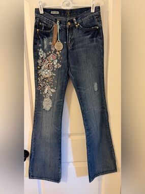 VINTAGE Zac Posen + 7 For All Mankind collab limited edition jeans
